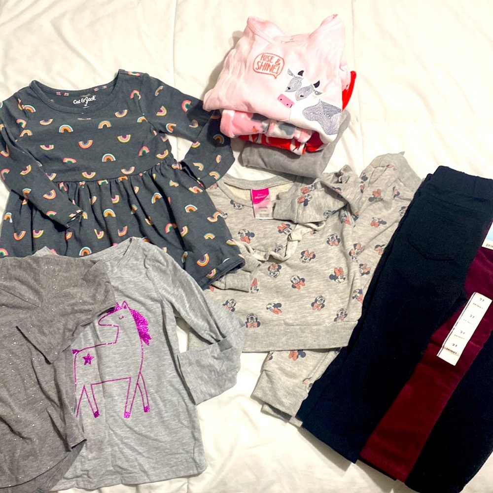 Toddler Girl Winter Bundle - 12 pieces EUC 💗